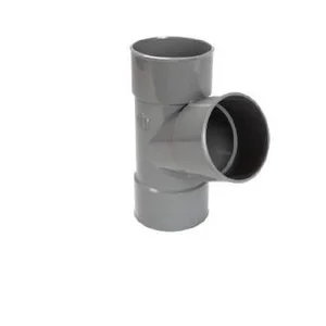 NICOLL Té PVC 67° - Femelle/Femelle - Diamètre 50 mm