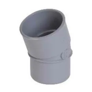 coude pvc - mâle / femelle - 20 degrés - diamètre 50 mm - nicoll cj2 pas cher