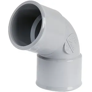 Nicoll - Raccord pvc gris coudé 67°30 - ø 100 mm - Double emboîtureVendu paramazon