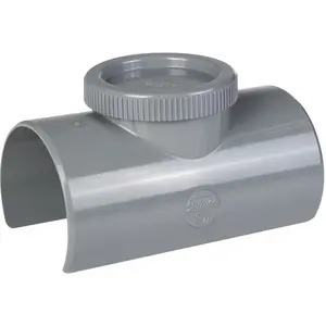 Comparateur de prix : Nicoll Selle pvc avec bouchon de visite - SLV109 NICOLL