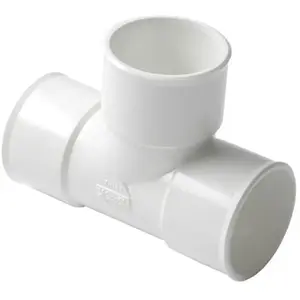 Comparateur de prix : Té pied de biche PVC - NICOLL - FF 87°30 - Ø40 - Blanc