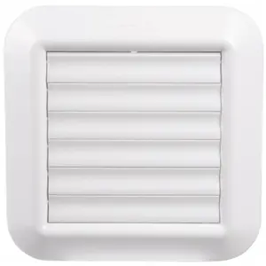 Grille carrée - pour façade couleur blanche - Nicoll