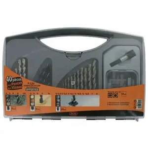 Coffret tout percer tout visser SCID - 40 pièces pas cher