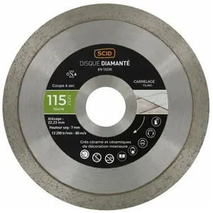 Disque diamanté carreleur expert SCID - Diamètre 115 mmVendu paramazon
