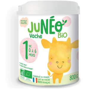 Junéo - Lot de 3 Lait nourrisson vache 1er âge 800g - De 0 à 6 mois pas cher