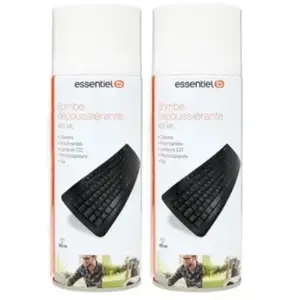 Bombe dépoussiérante ESSENTIELB Lot 2 bombes 400ml multi-usage pas cher