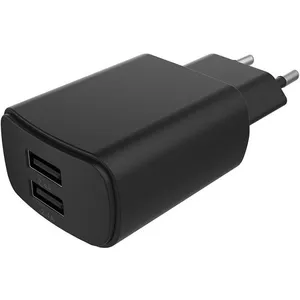 Chargeur secteur ESSENTIELB 2 USB 4.8A - Noir pas cher