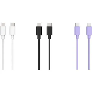 Câble USB C ESSENTIELB pack de 3 cables USB-C 1M blanc pas cher