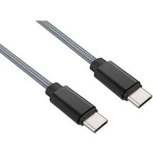 Câble USB C ADEQWAT vers USB-C gris 2m