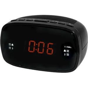 Radio réveil - LISTO - RR-908 - Noir - Alarme - Double Tuner - Luminosité réglable pas cher