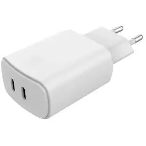 Chargeur USB C ESSENTIELB 20W 2xUSB-C pas cher