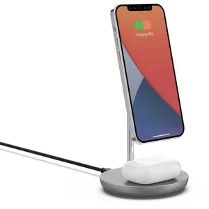 Chargeur induction ADEQWAT stand compatible MagSafe 2 en 1 pas cher