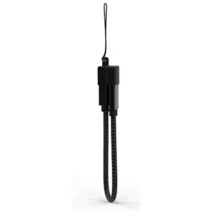 Câble micro USB ADEQWAT vers USB noir 20cm Porte-clésVendu parboulanger