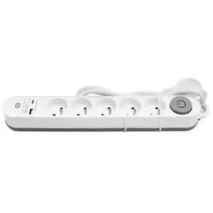 Multiprise ESSENTIELB 5 prises 16A+ port USB-C + interrupteur