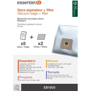 Sac aspirateur ESSENTIELB EB1900 pas cher