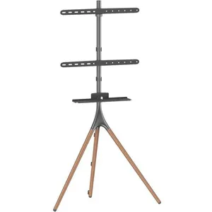 Pied TV ADEQWAT bois Pablo 45-65 pouces pas cher