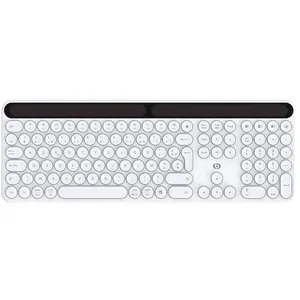 Clavier sans fil ESSENTIELB Solaire SKW Blanc pas cher