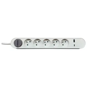 Multiprise ESSENTIELB 5 prises + port USB-C et USB-A 20W pas cher