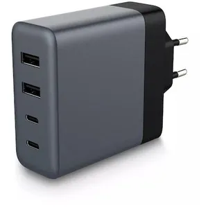 Chargeur secteur ADEQWAT 100W 2 USB-A + 2 USB-C NoirVendu parboulanger