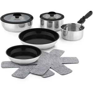 Batterie de cuisine ESSENTIELB 10 pcs revetement sain - sans PFAS pas cher
