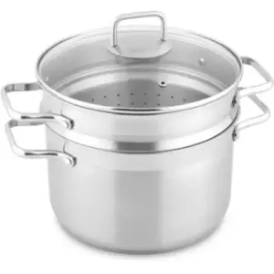 Cuit pâtes ESSENTIELB 24cm Inox avec couvercle