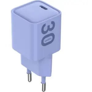 Chargeur ESSENTIELB USB-C 30W violet métallisé pas cher