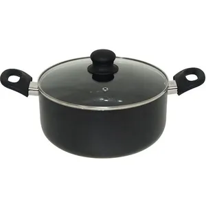 Faitout ESSENTIELB 24cm ceramique noir pas cher