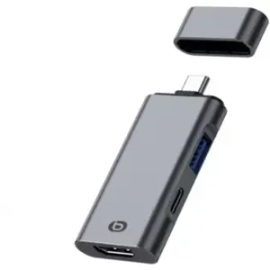 Essentielb - Hub Usb C 3 En 1 Avec Hmdi - Pd - Usb-A 3.0 pas cher