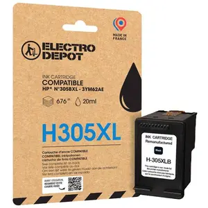 Cartouche D'encre Electro Depot Compatible Hp H305 Xl Noir