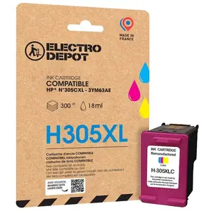 Cartouche D'encre Electro Depot Compatible Hp H305xl Couleur pas cher