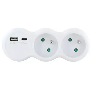 Biplite Electrodepot 2 X 16 A + 2 Usb pas cher
