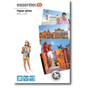 Papier photo ESSENTIELB 10x15 - 40 f - 230 g/m² pas cher