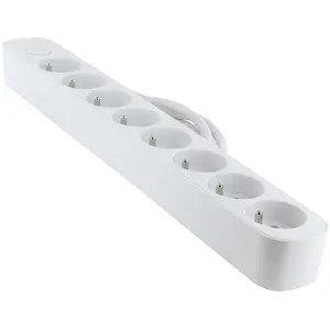 Bloc Multiprise Electrodepot X 8 + Interrupteur 1.5 Mètre pas cher