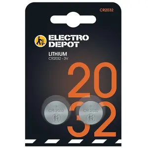 Pile Electro Depot Cr2032 X2 Lithium pas cher