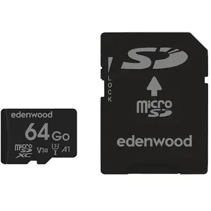 Carte Micro Sd Edenwood 64 Go + Adaptateur pas cher