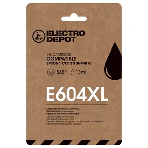 Cartouche D'encre Electro Depot Compatible Epson E 604 Xl Noir - Ananas pas cher