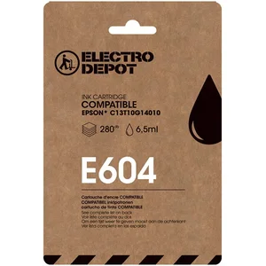 Cartouche D'encre Electro Depot Compatible Epson E 604 Noir - Ananas pas cher