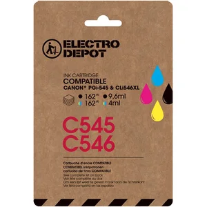 Cartouche D'encre Electro Depot Compatible Canon C 545/546 Noir Et Couleurs pas cher