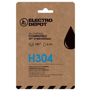 Cartouche D'encre Electro Depot Compatible Hp H 304 Noir pas cher