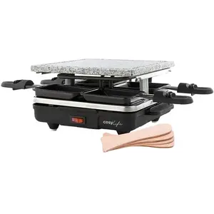 Raclette Multifonctions Cosylife 4 Personnes + Pierre Cl-r4p2Vendu parelectro-depot