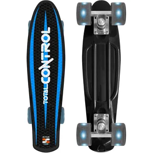 Comparateur de prix : Skateboard 22 x 6 - STAMP - SKIDS CONTROL - Roues lumineuses