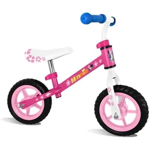 Comparateur de prix : Stamp loopfiets Minnie Mouse Draisienne à 2 Roues 10 pouces Fille Rose/Blanc