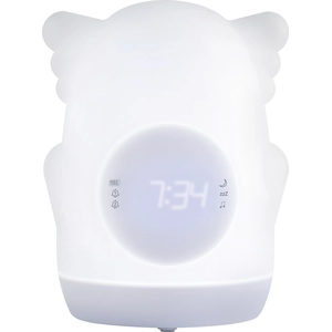 Bigben Connected Reveil lumineux éducatif portable Akso avec son intégré et stickers pas cher