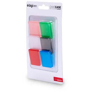 Comparateur de prix : Nacon Bigben Ensemble De 6 Boites De Protection Pour Jeux Nintendo Switch