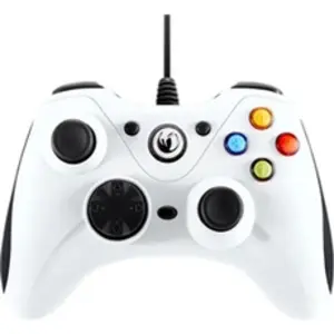 Comparateur de prix : Manette de jeu Blanche 2 moteurs de vibrations Nacon pour PC GC-100XF