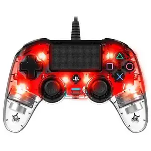 Manette filaire NACON lumineuse rouge pour Playstation 4 pas cher