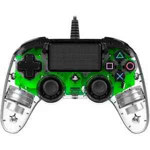 Manette Filaire Compacte Lumineuse Nacon Verte Transparente Pour Ps4 pas cher