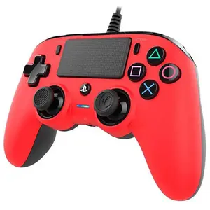 Comparateur de prix : Manette de jeu - Nacon - Gaming Illuminated Compact Controller - Rouge - Filaire - PS4