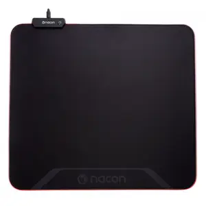 NACON MM-300RGB tapis de souris Tapis de souris de jeu Noir pas cher