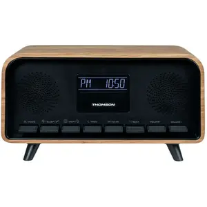 Comparateur de prix : Thomson Thomson Enceinte Vintage avec réveil RT850BT